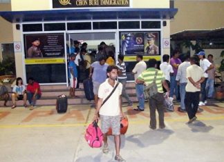 Immigration police believe sixty-four Sri Lankans were victims of human trafficking.
