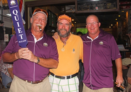 Michael Hastie being marshaled by Amata Springs’ finest. 