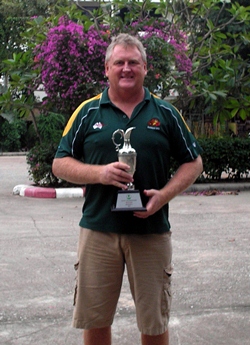 Ian Plummer - third division winner at the IPGC Club Championship. 