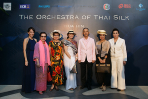 A majestic display: The Orchestra of Thai Silk held at InterContinental Hua Hin Resort showcased the finest silk from around Thailand, inspired by Her Majesty Queen Sirikit. 