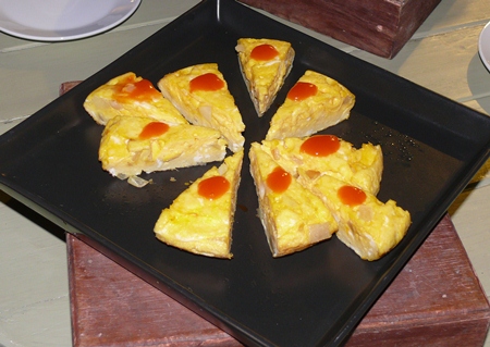 Bodega nights on Wednesday evenings feature many different tapas for the guests to try.