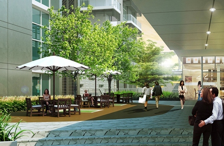 50% of the mall’s common areas will be dedicated to gardens and greenery.