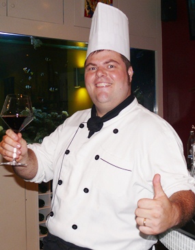 Bart Munsters, the jovial young Dutch chef and GM.