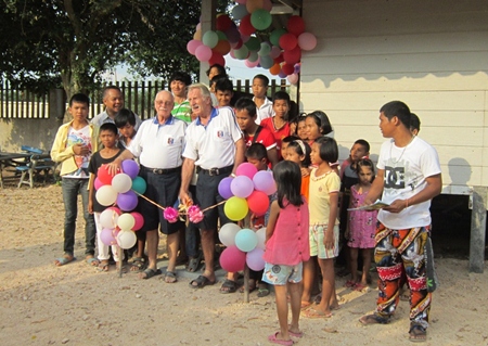 The new house is opened.