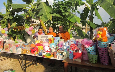 The presents are piled high.