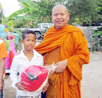 The monks have a good time also.