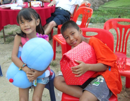 Everyone receives a present.