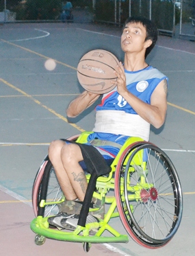 Wheelchair basketball-one of the most popular sports.