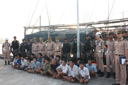 The Royal Thai Navy seized two Vietnamese fishing boats and crew for illegally fishing in the Gulf of Thailand.
