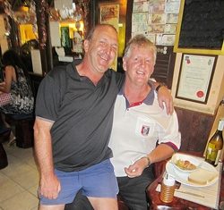 Wednesday’s Low Gross and Stableford winners Rob Brown and Kevin Dunne, obviously ‘just good friends’.