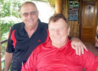 Treasure Hill starts off the golfing year Brian Maddox & Phill Waite.