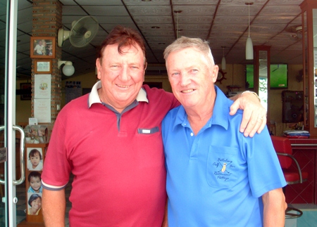 Brian Maddox (left) and Bob Pearce.
