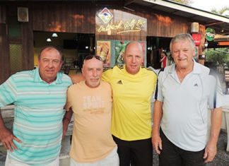 From left: Friday winners Phil Waite, Sugar Ray, Ian Heddle and John Player.