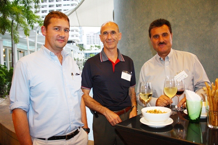 (L to R) Mark Carroll, Executive Director, Aust-Thai Chamber of Commerce, John Staines, Executive Director Asia Operations, Eagle Ottawa (Thailand) and Michael Diamente, MD of Dana Spicer.