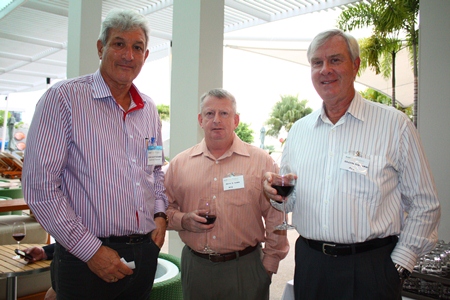 (L to R) Leigh Scott-Kemmis, Chairman of Lee Hecht Harrison, Kevin D. Clark and Colonel (RET) Rick Cassidy, Director of ACI.