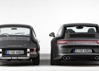 Porsche rear view for 50 years.
