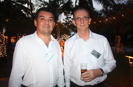 Mark Bateman, Executive Business Manager of PRTR Recruitment and Outsourcing (Eastern Seaboard) Co., Ltd. and Mike Griffis, GM (Director) of Harrington Industries (Thailand) Ltd.