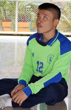 A brilliant goalball player.