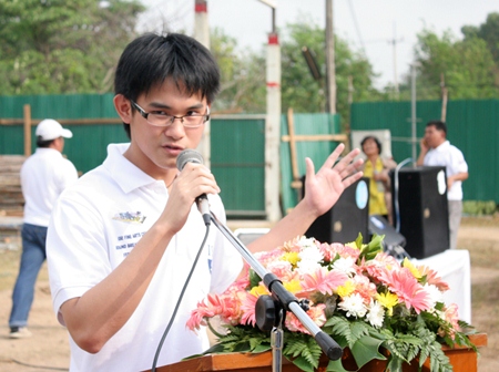 Student council president, Krassawan (Viking) Khongkhaphet, is delighted that this dream is finally becoming a reality.