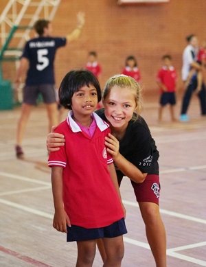 The Regent’s School Pattaya students really warmed to their guests.