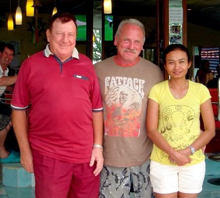 Brian Maddox, Dave Collier and Liz Collier.