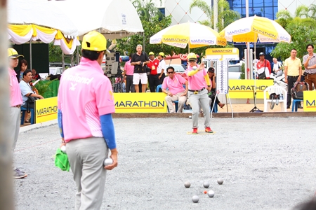 Panthipha Wongchuwet pitches for Thailand.