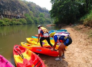 Adventure racing on the River Kwai.