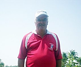 Mike Corner, January ‘Golfer of the Month’.