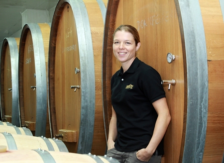 Winemaker Kathrin Puff.