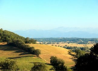 Gers, with the Pyrenees in the background. (Photo: Jean-Noël Lafargue)