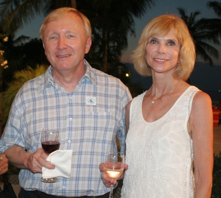 Bruce and Judy Hoppe flew in from the US for this special occassion.