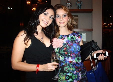 (L to R) Irena De Ribas and Irina Breslavtseva, marketing manager for Kingdom Property Co., Ltd.