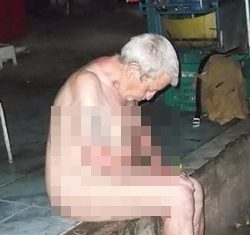 Drunk and naked, no one offered this man clothing and the police allegedly left him outside.