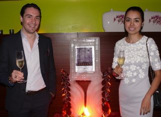 Dr. Cristian Maddalena, the export manager for Sandrone, and Piyawan Niruntraporn.