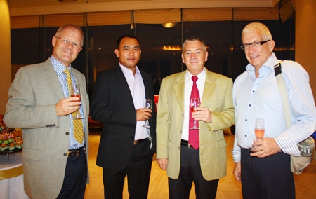 Andrew Barnes, Thanakiat Keawwapee, Alan Heath and David Darby.