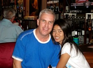 Clinton Hazlett (left) with Nam.