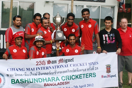 Defending champions Bashundhara Cricketers.