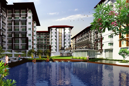 An artist’s rendering shows the AD Resort Hua Hin.