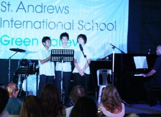 Beautiful boys’ trio in Year 8 singing “Where is Love” from the musical Oliver Twist.
