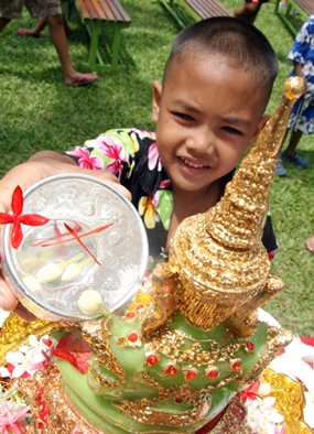 A young resident from the Children’s Village.