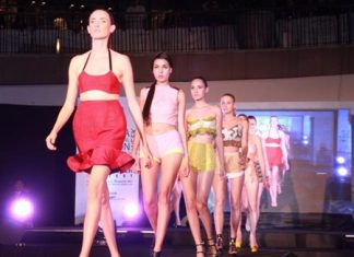 Models show off famous brands as Pattaya International Fashion Week struts down the runway for a fourth year.