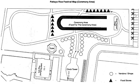 Naklua Rice Festival map.