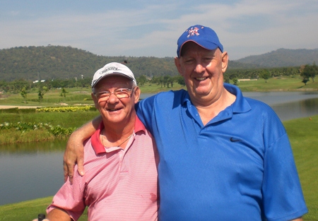 Alan Evans (left), winner at Phoenix, and Seamus Farrell (right), winner at Green Valley.