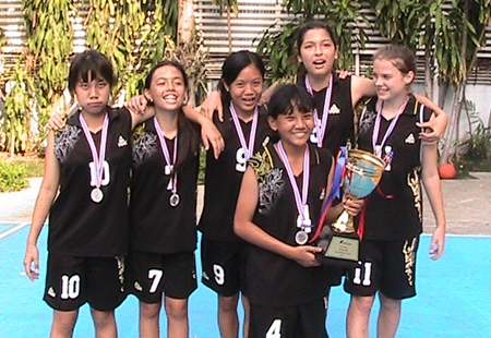 The GIS’s girls basketball team finished as overall runners-up.
