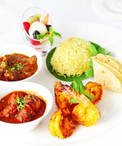 Indian set menus at Oasis Restaurant.
