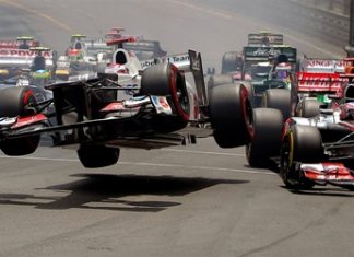 Tight squeeze in Monaco.