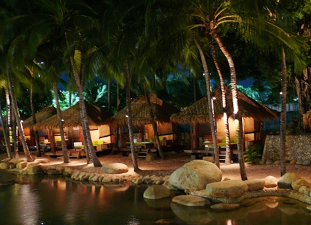 Parts of the updated Pizzeria restaurant have views towards the cabanas.