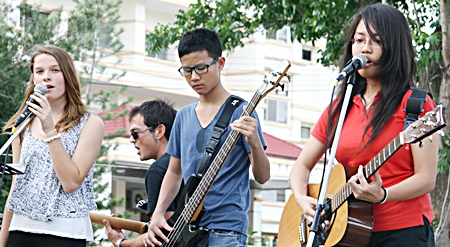 Many of the visiting bands also showed off their talent.