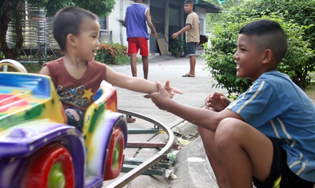 Meeting new friends.