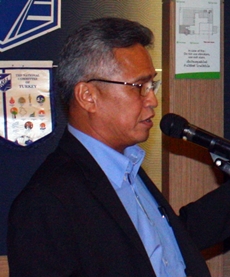 Guest speaker Kullatorn Mesmmonta, also known as Mike, extols the virtues of golf tourism for Thailand’s Eastern Seaboard.